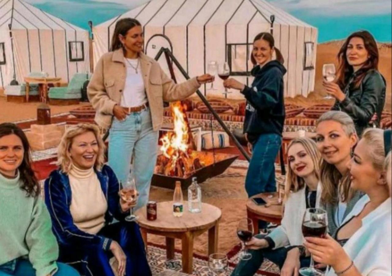Sahara Luxury Desert Camp เมอร์ซูกา ภายนอก รูปภาพ